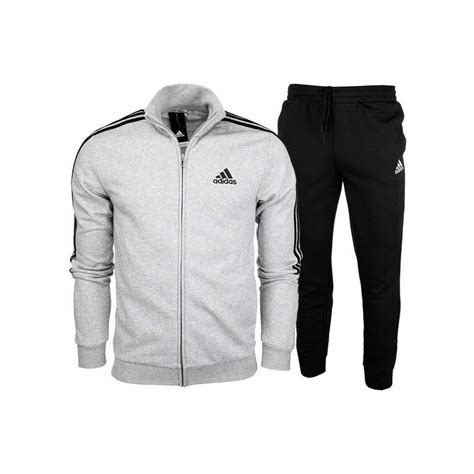 adidas jogginganzug herren grau schwarz|Adidas anzüge herren.